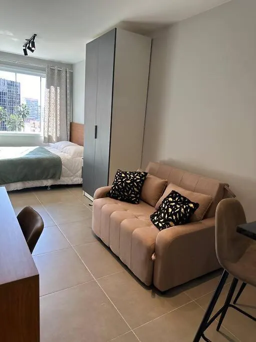 Studio Novo Todo Mobiliado Centro Da Capital Ao Lado Do Hospital Santa Casa 포르투알레그리 아파트